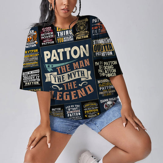 Patton Women Oversized T-Shirt | Printed Graphic Tees